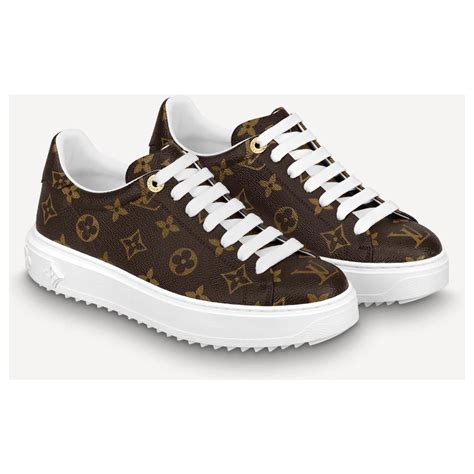 louis vuitton brown lineup monogram sneakers|louis vuitton sneakers new collection.